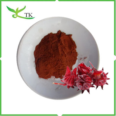 % 100 Doğal Suda Erimiş Roselle Tozu Hibiscus Çiçek Tozu Roselle Ekstrak Tozu
