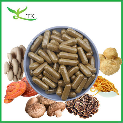 Toplu Aslan Kırılganı Cordyceps Türkiye Kuyruk Maitake Reishi Chaga Mantar Ekstraktı Toz Kapsülleri