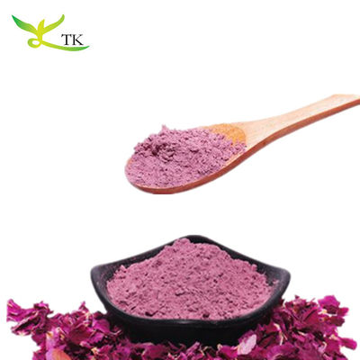 Doğal Kurutulmuş Gül Petalleri Anlık Toz Gıda ve İçecekler İçin Kırmızı Gül Petal Tozu