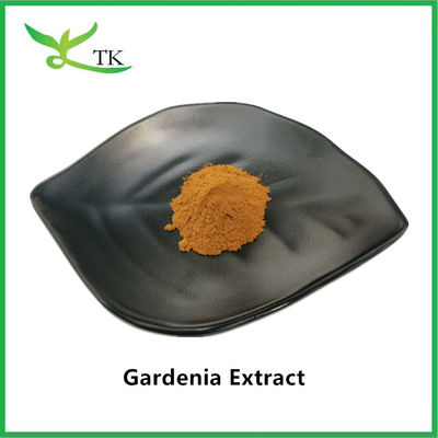 Saf Doğal Gıda Kaliteli Gardenia Jasminoides Ekstrakt Tozu Geniposide 10%